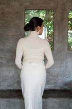 KO9（こきゅう）ホリスティックウェア Airy turtleneck | エアリータートルネックコーディネート例