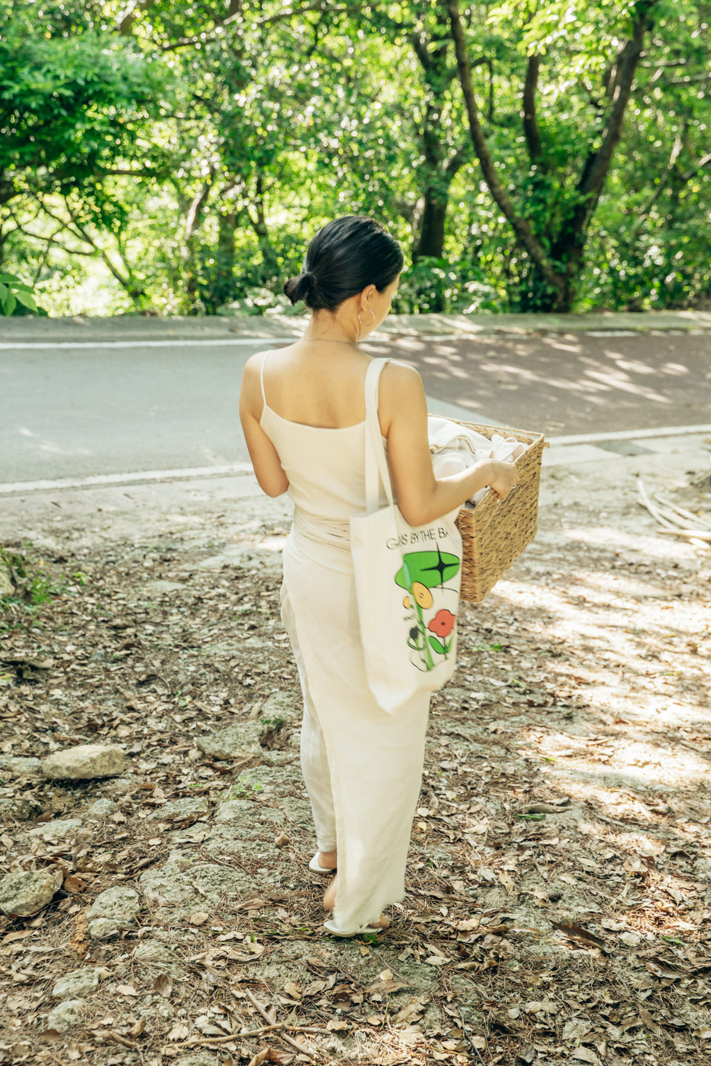 KO9（こきゅう）ホリスティックウェア Daily easy camisole | デイリーイージーキャミソール 着用画像 コーディネート例