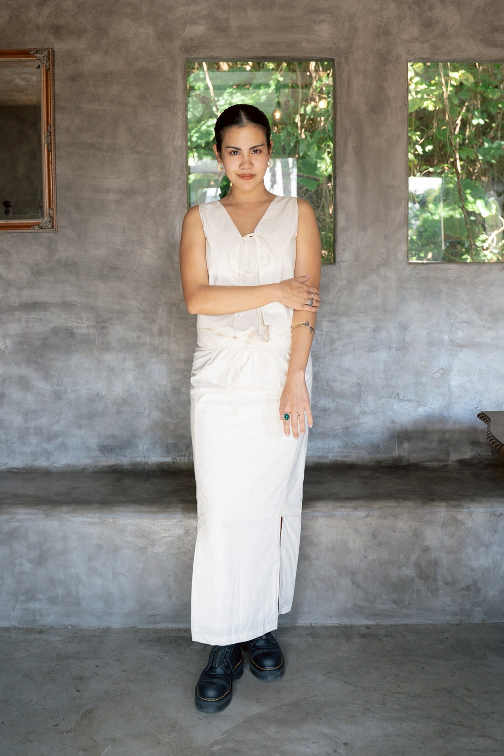 KO9（こきゅう）ホリスティックウェア Fairy skirt | フェアリースカート 着用画像 コーディネート例