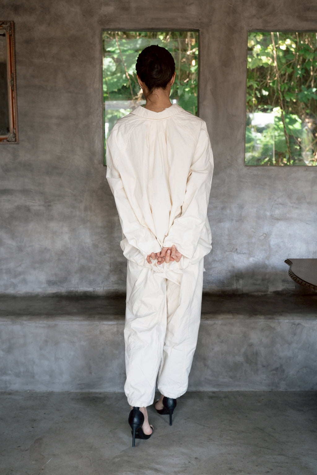 KO9（こきゅう）ホリスティックウェア Smily jacket shirt | スマイリージャケットシャツコーディネート例