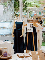 琉球藍染スカーフ/Silky Scarf