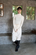 KO9（こきゅう）ホリスティックウェア Airy turtleneck | エアリータートルネックコーディネート例